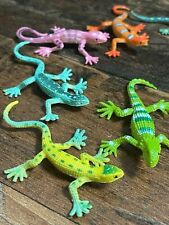 Eidechsen Deko Figuren Salamander mini Gekko 10 Stück Bunt