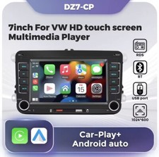 7 "2 Din Auto Radio GPS Android Auto Carplay Für VW Volkswagen Skoda Octavia 