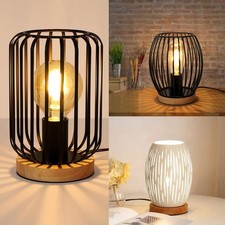 Industrial Tischlampe Retro Tischleuchte Nachttischlampe mit Schalter Wohnzimmer