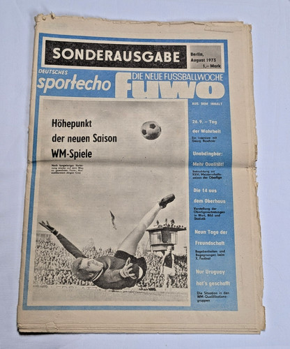 Fuwo sonderausgabe 1973 ddr - sonderausgabe, 1973/74