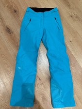 Lasse Kjus Damen Skidress (Hose, Jacke, 2 Midlayer) S weiss, türkis, orange