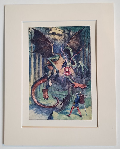 Vintage alice wunderland druck - alice,