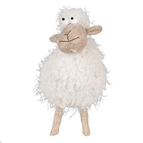 Clayre eef figur schaf weiss - figur,