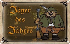 Blechschild 30x20 cm Jagd