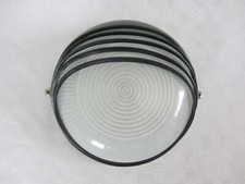 Außenleuchte Alu-Druckguss schwarz mit Mattglas (+ Zugabe zweite Leuchte ...)