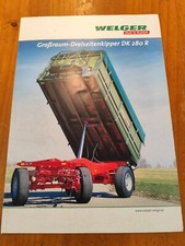 Welger  Dreiseitenkipper DK 280R Prospekt traktor prospekt tractor brochure 26