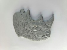 Rhinoceros Geocoin Two -Tone Antik Kupfer / Silber - unzirkuliert/unaktiviert-