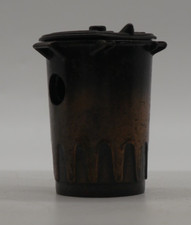 Bleistiftanspitzer Metall - Mülltonne - Setzkastenobjekt