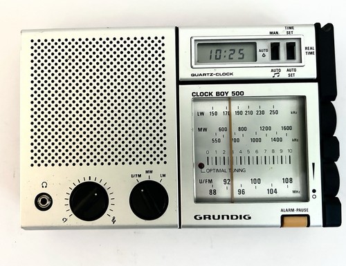 Grundig transistorradio clock - transistorradio,