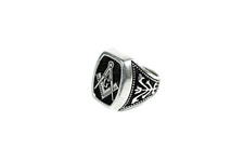 FREIMAURER Sterlingsilber Herren Ring