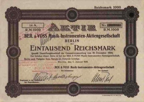 Beil voss musik instrumenten - &,