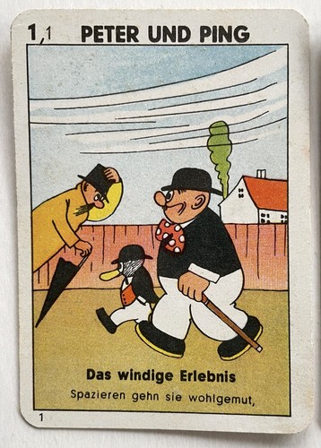 Quartettspiel peter und ping - quartettspiel,