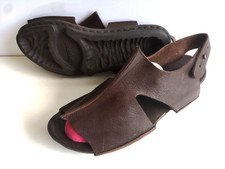 Damen Schuhe Sommer Sandalen TRIPPEN Gr 40 braun Leder