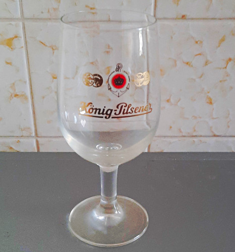 König pilsener bierglas - könig, auf