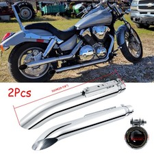 2x 20" Auspuff Endtopf Chrom