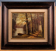 Niederlande Vintage Ölmalerei Gemälde ca. 50ger 20 Jh. signiert Herkunftnachweis