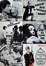 6 Filmprogramme - Illustrierter Filmkurier München - MFK - seltene Sammlung 2
