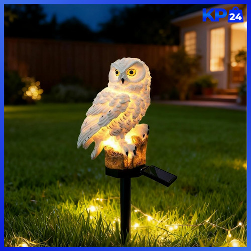 Solarlampe eule gartenfiguren - solarlampe,