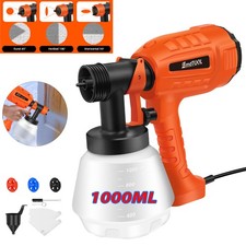 1000ML Profi Elektrische Lackierpistole Spritzpistole Farbsprühpistole HVLP DHL