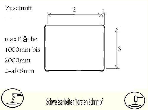Anker blech fußplatte - blech,