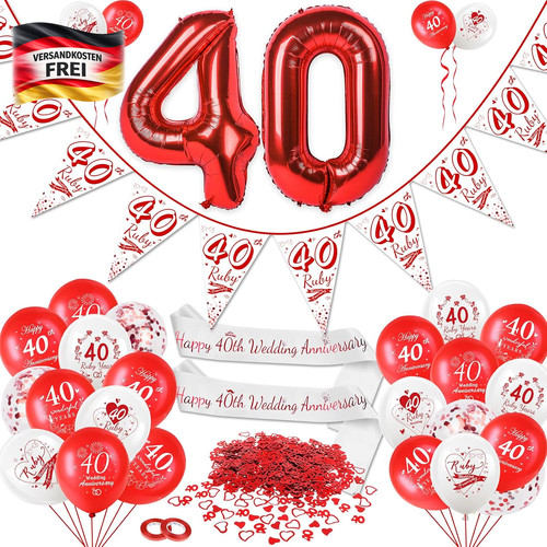 Deko set für hochzeitstag - set,