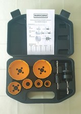 WORKZONE Bi-Metall-Lochsägensatz 10-tlg.Neu/OVP, o.Bdrole.Elek./Sanitä./Heizung.