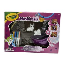 Crayola Washimals Färbung Tierfiguren Set mit Badewanne 2 Figuren Fehlen 