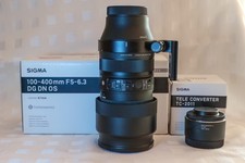 Sigma 100 - 400 mm F/5-6.3 DG DN OS L-Mount mit Telekonverter Sigma TC-2011