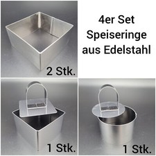 4er Set Speiseringe