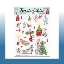 krima & isa Fensterbilder - Weihnachtsmäuse