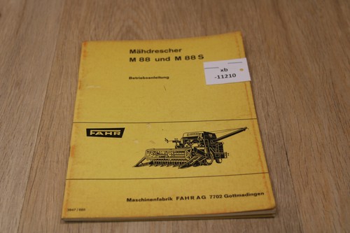 Fahr mähdrescher m88 - mähdrescher, m88s