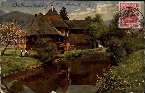 1910 schönau schwarzwald - schÖnau,