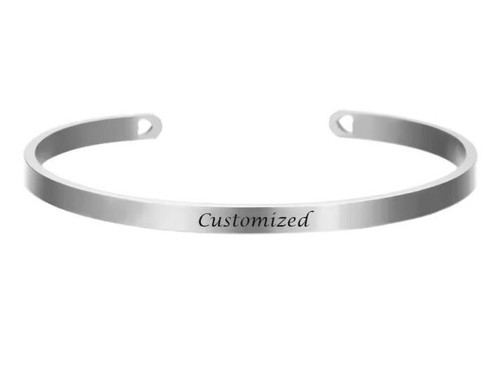 Edelstahl armreif mm - edelstahl, mm+