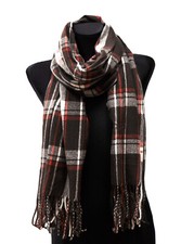 XXL Damen Winter Karo Strick Langschal Schal Halstuch Halstücher Damenschal 