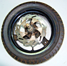 Vorderrad Felge Bremsscheibe Reifen Metzeler 130/60-13 Peugeot Jet Force C-Tech