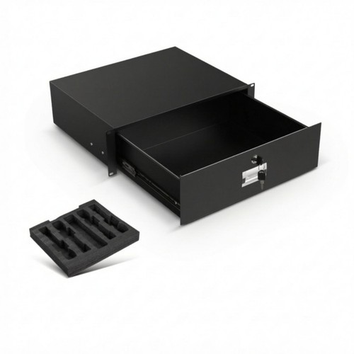Rackschublade mit schloss - rackschublade,