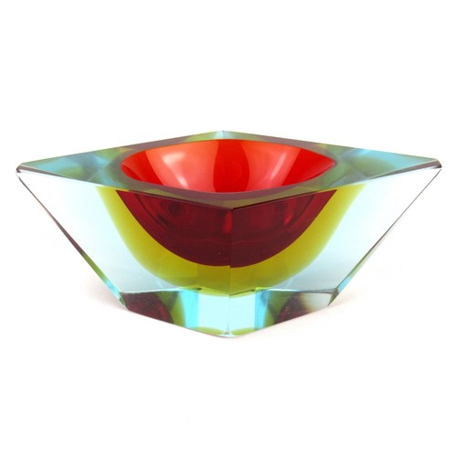 Murano glas aschenbecher - glas,