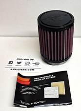 K&N RU-0800 KFZ und Motorrad Gummi Universalluftfilter, Rot