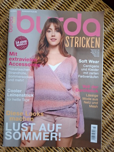Burda stricken mode pullover - stricken,