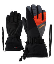 Ziener Junior Ski handschuhe LANi GTX 5,5 Schwarz Gray 8 9 134 GORETEX Glove
