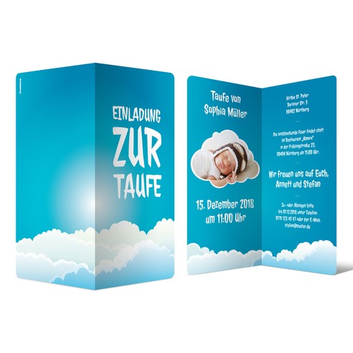 Taufe einladungskarten - taufe,