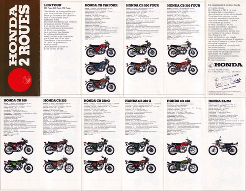 Honda räder 1974 motorrad - honda,