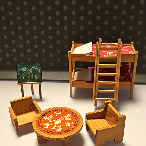 Puppenhaus kinderzimmer set - puppenhaus, kinderzimmer-set