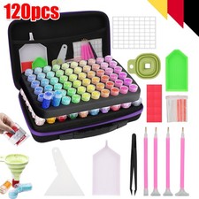 5D Diamond Painting Zubehör 120 Boxen Koffer Diamant Malerei Aufbewahrungsbox