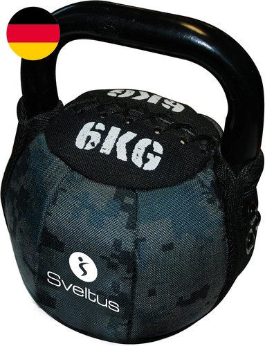Soft kettlebell schwarz - kettlebell, 6