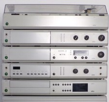 Komplett-Anlage Braun Atelier HiFi T1 A1 C1 CD2/3 P1  Grau, sehr guter Zustand