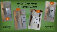 Haustürschloss PZ 92mm Dorn 65/80 mit Sonderstulp versch. Varianten HT-Schloss