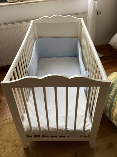 Kinderbett weiß 125 cm - 125, 65