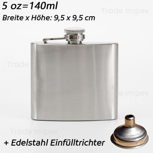 Edelstahl flachmann trichter - edelstahl,