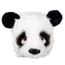 Plüsch-Halbmaske Panda